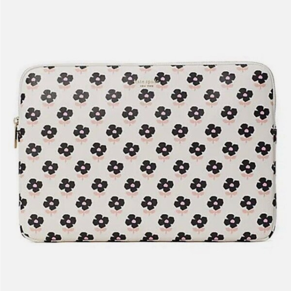 NWOT Kate Spade Block Floral Laptop Sleeve